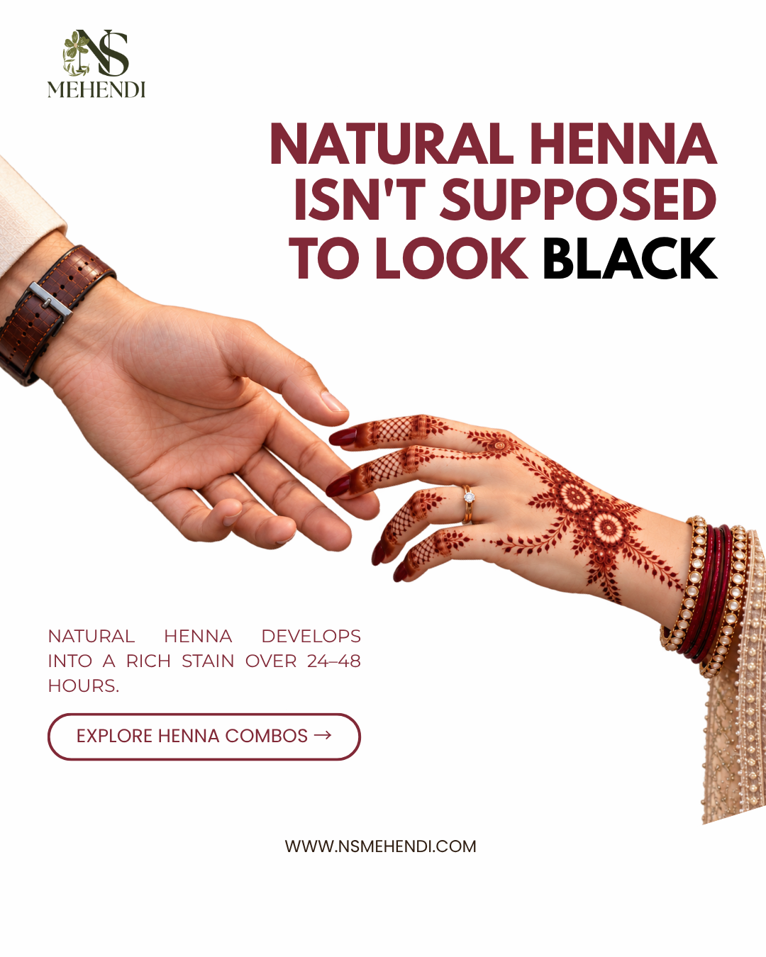 NS Mehendi creative: Explore a belief.